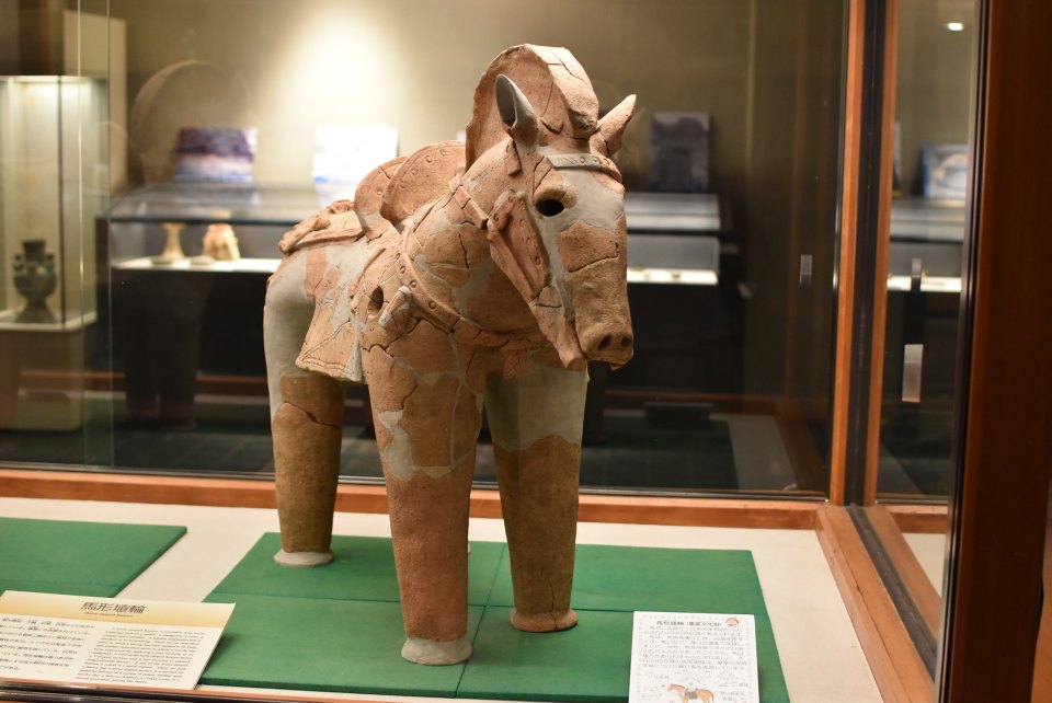 a horse-shaped haniwa